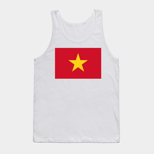 Vietnam flag Tank Top by flag for all